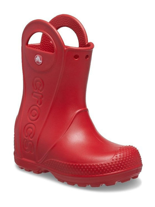 Cizme de cauciuc copii Handle It Rain Boot Roșii