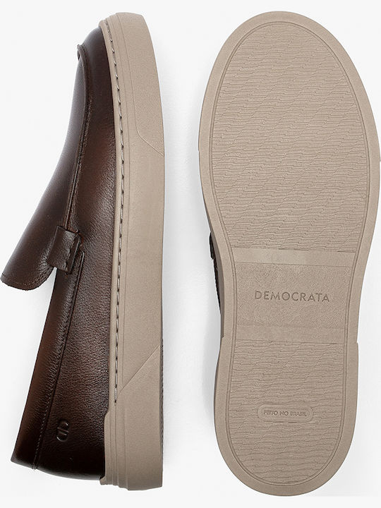 Кожени Мъжки Slip-On Кафяви