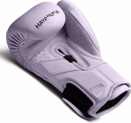 Hayabusa T3 Kanpeki Mănuși de Box Din Piele Pentru Competiție Violet