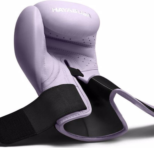 Hayabusa T3 Kanpeki Mănuși de Box Din Piele Pentru Competiție Violet