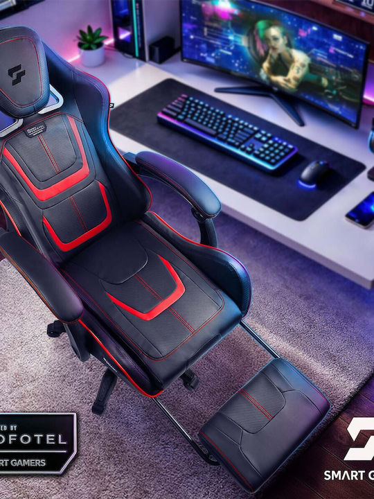 Sofotel Specter Scaun Gaming din Piele Sintetică cu Suport de Picioare