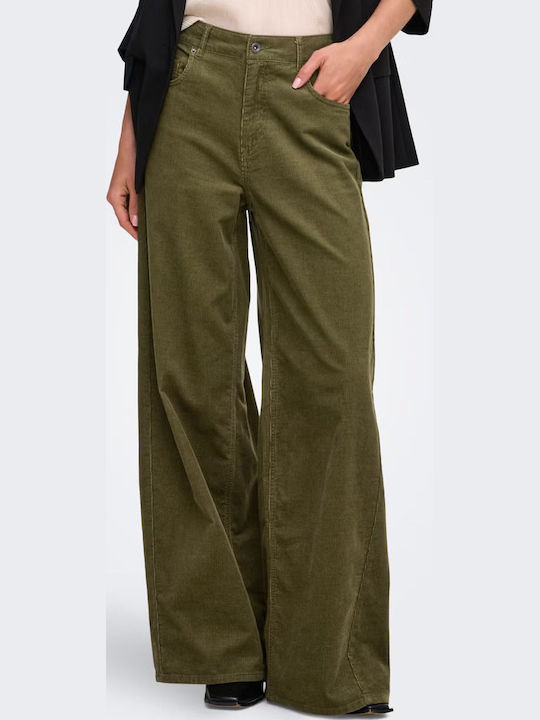 Only Women's Fabric Trousers Beech
