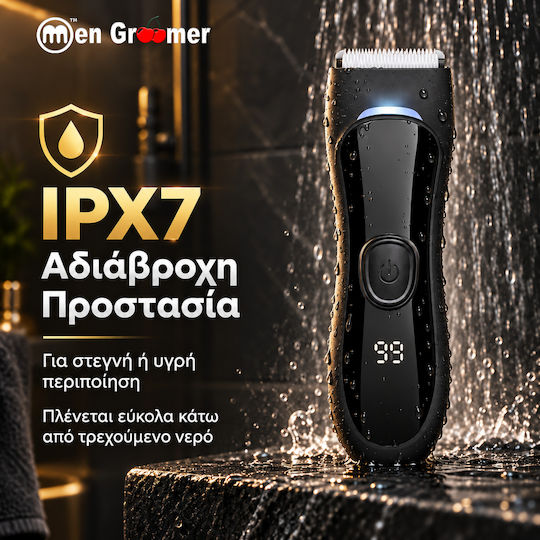 Men Groomer GET-MG-058-DH Vintage Elektrischer Rasierer Gesicht Körper Wiederaufladbar