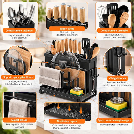 Suport Magnetic Pentru Scule De Bucătărie Din Plastic