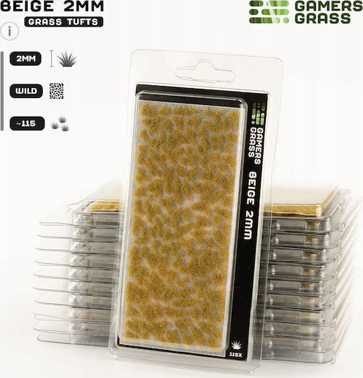 Gamers Grass Wild Grass Tufts 2mm Beige 1pc