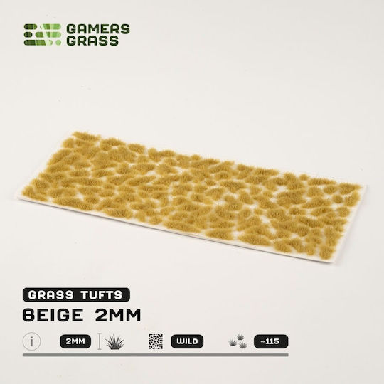 Gamers Grass Wild Grass Tufts 2mm Beige 1pc