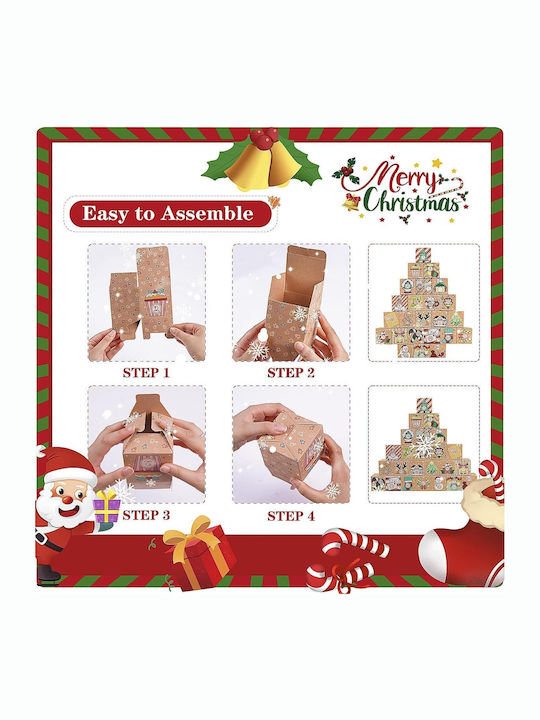 Advent Calendar Diy Fillable DIY Χάρτινο