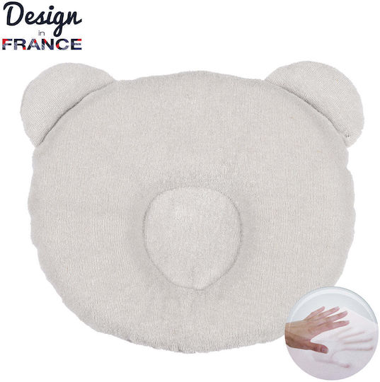 Candide Бебешка Възглавница За Плагиоцефалия Memory Foam Panda Сив 19x21см