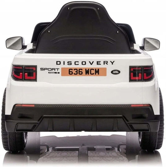 Super-Toys Land Rover Discovery Едноместен с дистанционно управление 12 волта Бял