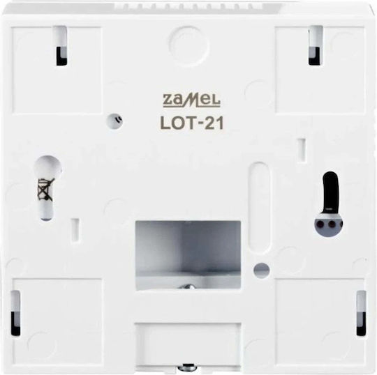 Zamel Lts-21 Digital In die Wand eingelassener Thermostat für den Raum