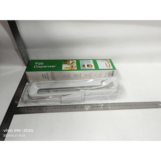 Suport Ouă Ușă Frigider Două Straturi 36x8.2x10cm Alb Suport Ouă Ușă Frigider Două Straturi 36x8.2x10cm Alb