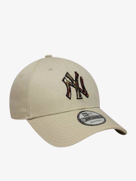 New Era New York Yankees Mlb Outline Camo Crem 9forty Cap New Era New York Yankees Mlb Outline Camo Crem 9forty Cap