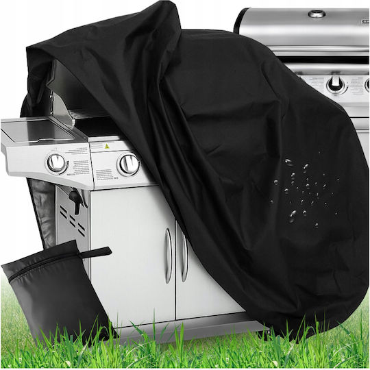 Husă Pentru Grătar Neagră din Oxford cu Protecție UV 117x61x145cm