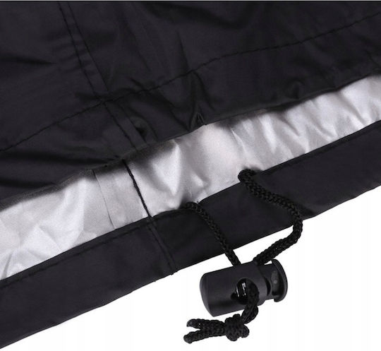 Husă Pentru Grătar Neagră din Oxford cu Protecție UV 117x61x145cm