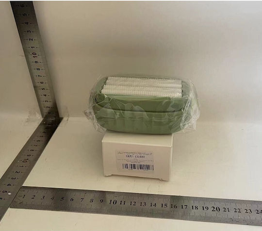 Perie de spălat haine Flippy cu dozator de detergent 4 perii de curățare din ABS + PS verde