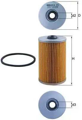Mahle Filtru Original De Benzină Kx 35