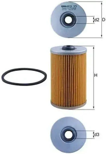 Mahle Filtru Original De Benzină Kx 35