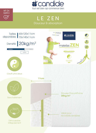 Candide Crib Mattress 60x120cm