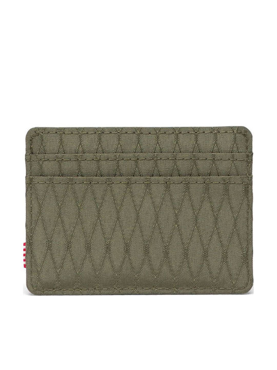 Herschel Charlie Мъжки Портфейл за Карти Зелен