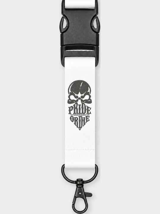 Pride Die Family Λουράκι Κλειδιών Pod505 W Λευκό Μαύρα Γράμμτα Pride Die Family Λουράκι Κλειδιών Pod505 W Λευκό Μαύρα Γράμμτα
