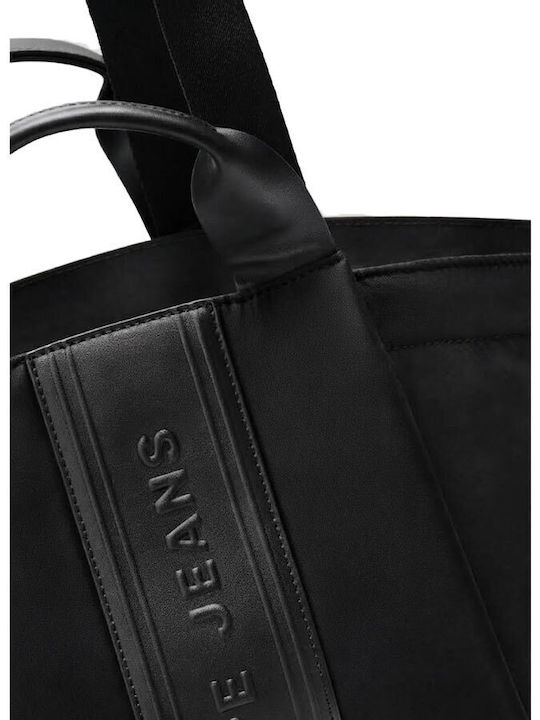 Pl0300209 Damen Schultertasche Schwarz