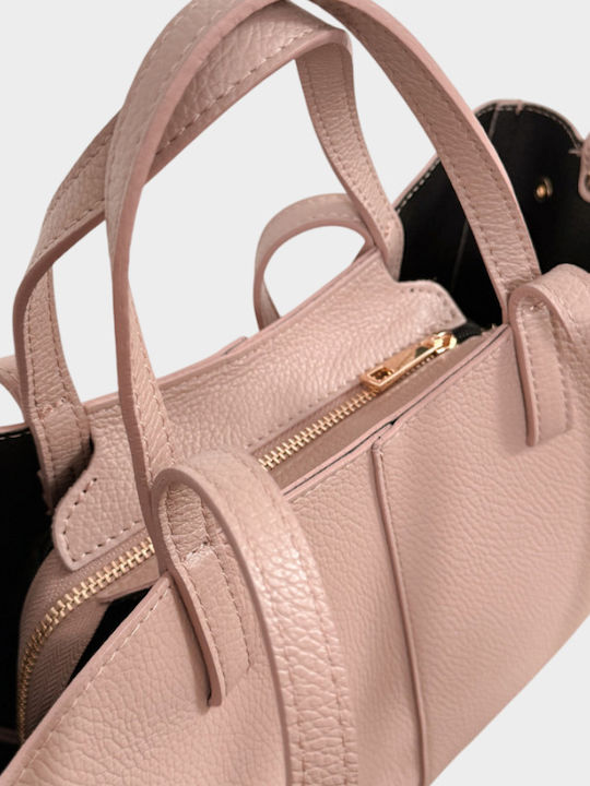 Leather Women's Ecru Handbag