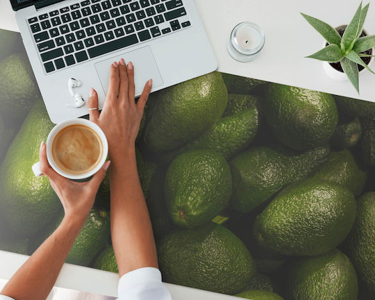 Perna Modernă Antiderapantă Pentru Echipament TV Stivă Avocado 120x60 Cm