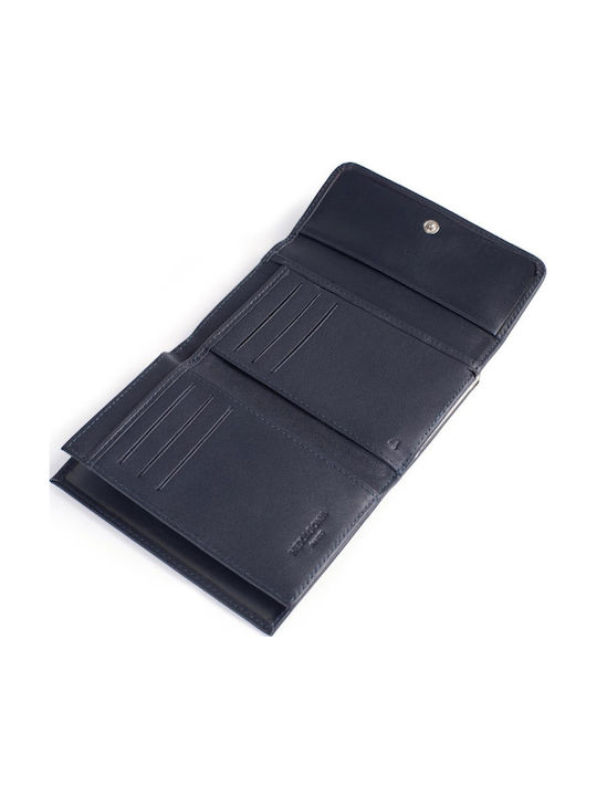 Δερμάτινο Γυναικείο Πορτοφόλι με RFID Μπλε