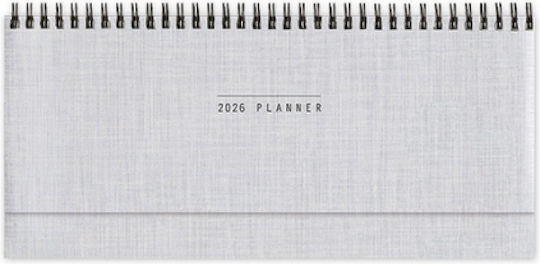adBook Εβδομαδιαίο Planner 2027 Σπιράλ 13.5x30.5εκ.