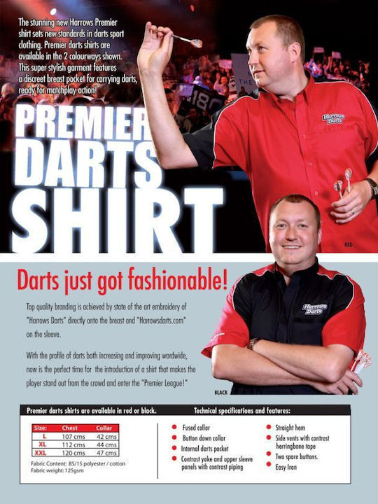 Harrows Premier Rotes Shirt