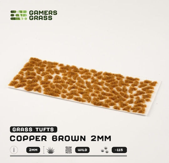 Gamers Grass Iarbă Tufe Wild – 2mm – Cupru Maro Cafeniu