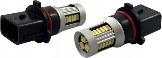 P13w Led Bulbs 12/24v White 30xsmd4014 Canbus White 6000k