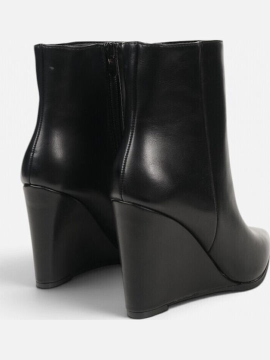 Women's Ankle Boots with Platform Black