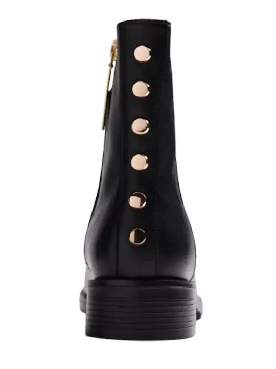 Leather Women's Ankle Boots Black