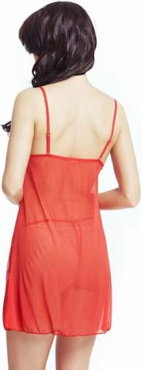 Ophelia's Dream Lingerie Rotes Babydoll mit Schleifen 101138