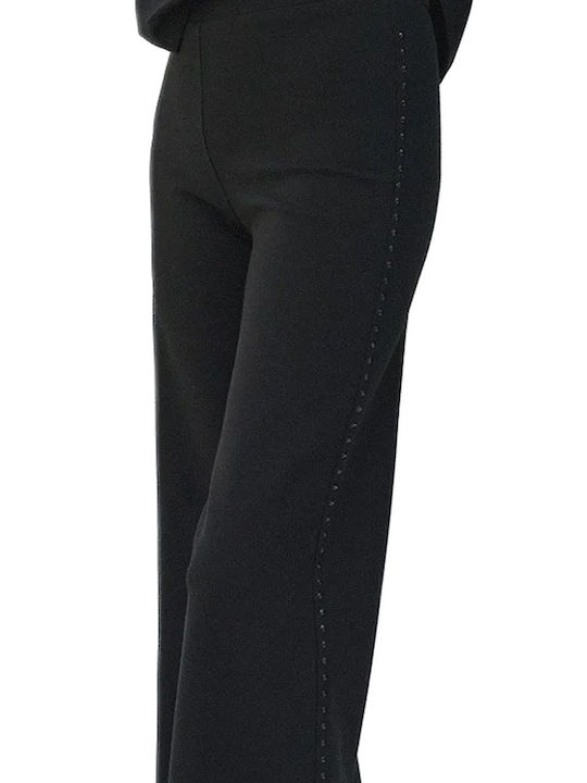 Damenhose in Gerader Schnitt Schwarz