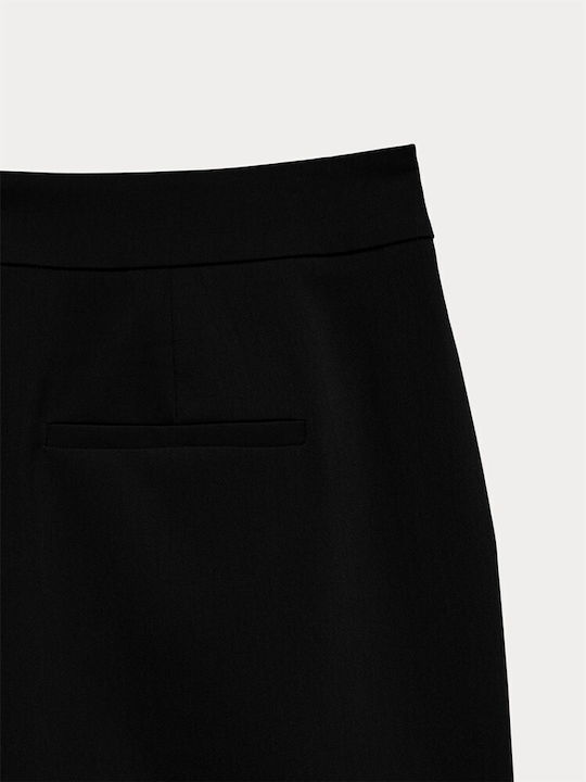 Damen Schwarz Anzug in Schlank Passform