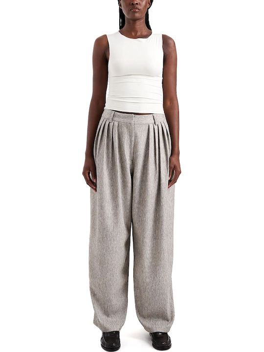 Women's Pantaloons in Loose Fit Grey