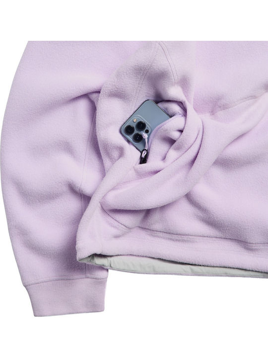 Суитшърт с качулка Moondust Purple