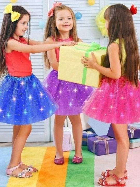 Fustă Pentru Copii Tutu Tulle Albastră