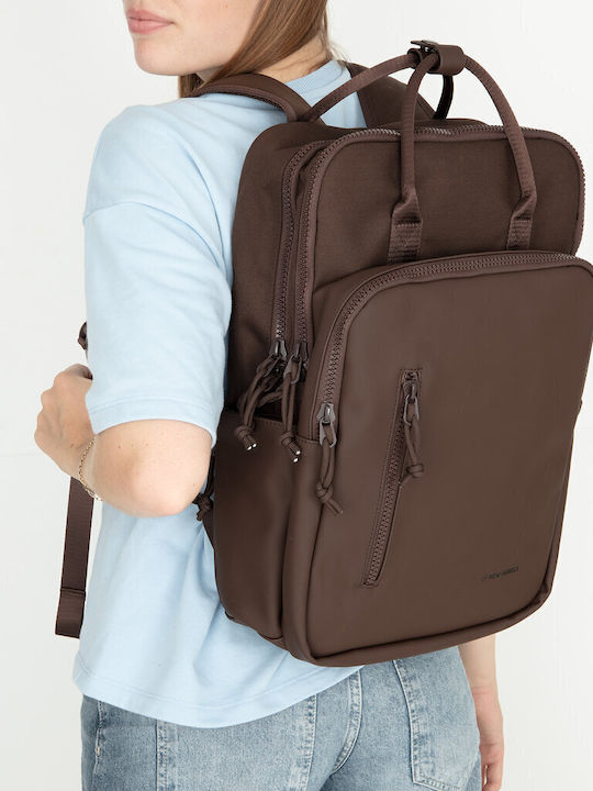 New Rebels Backpack Waterproof Brown New Rebels Backpack Waterproof Brown