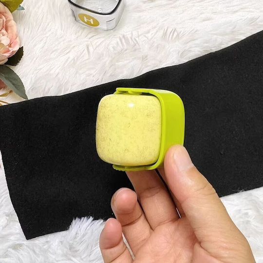 Rola pentru Scame Flippy Lavabilă Îndepărtător de Scame Cubică din Plastic Portabilă Drăguță 6 X 4.3 X 4.3 Cm Verde Matcha