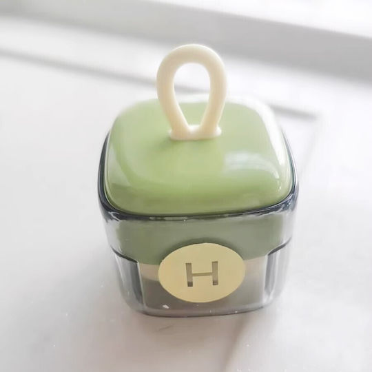 Rola pentru Scame Flippy Lavabilă Îndepărtător de Scame Cubică din Plastic Portabilă Drăguță 6 X 4.3 X 4.3 Cm Verde Matcha
