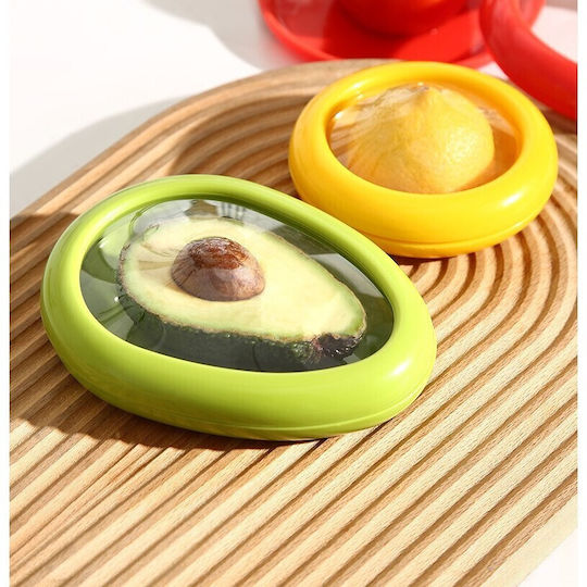 Set 4 Containers Fresh Vegetable Storage Flippy Portable Sealed Anti-oxidation Boxes 4 Different Shapes Vegetables Fruits Different Colors