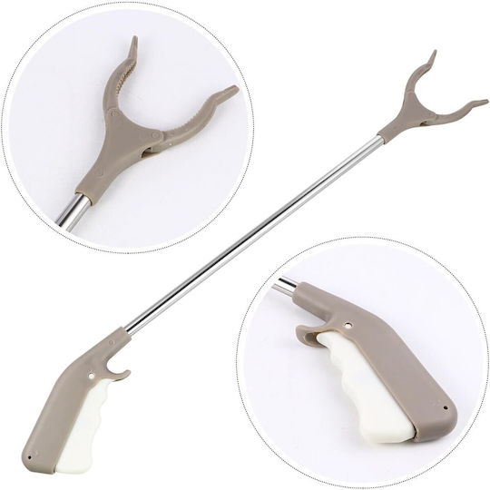 Clești De Colectare Deșeuri Flippy Metal Plastic 77 5 Cm Fără Mâini Murdare Gri