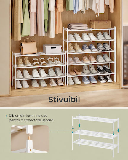 Organizator Pantofi din Bambus 70x25x51.5cm