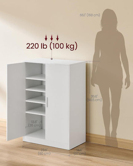 Pantofar din lemn 60x37x90.5cm