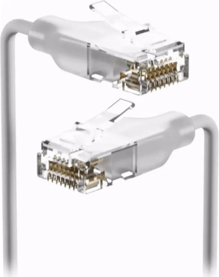 Alcasa S/FTP Kat.7 (10Gbps) Netzwerkkabel Ethernet 0,5m Weiß