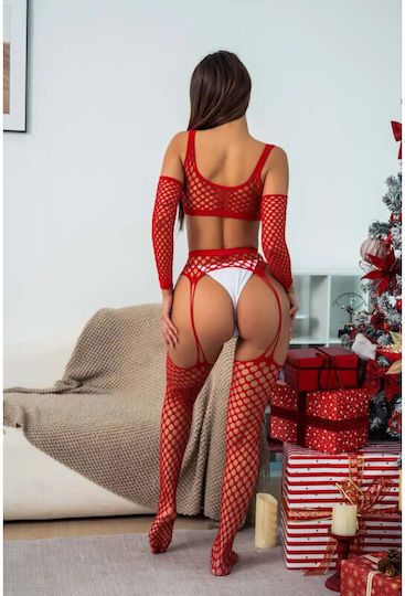 Ophelia's Dream Dessous-Sets Sexy Straps Rot 10ww7147