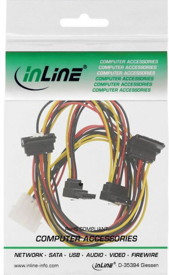 InLine - Cable 0.55m Πολύχρωμο 29672B